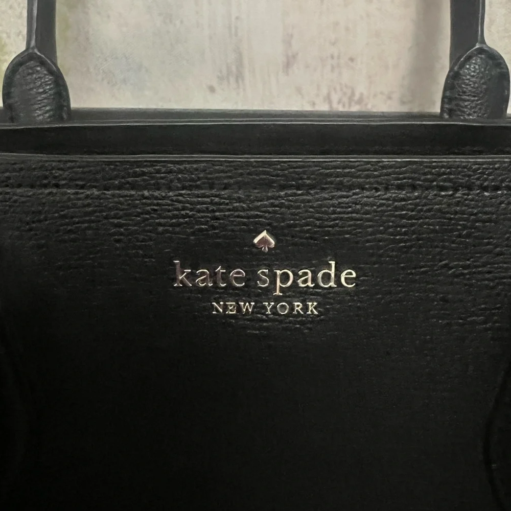 Kate Spade Darcy Black Leather Tote Bag